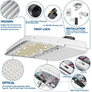 While VELA II Parking Lot light product details