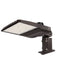 Konlite Vela wattage selectable led parking lot light with universal mount arm and photocell