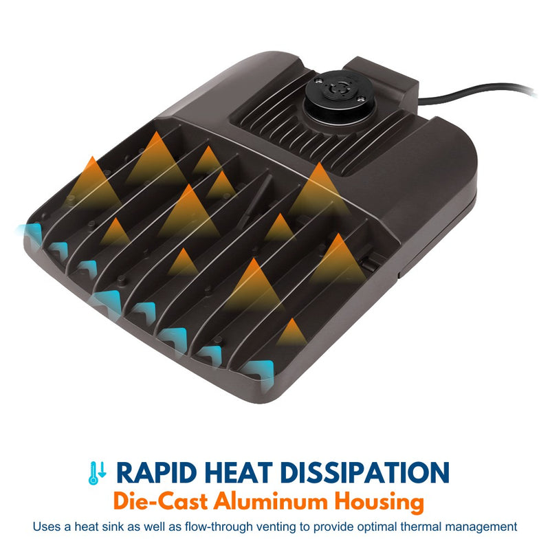 Rapid heat dissipation of konlite LED area light