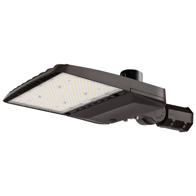 Konlite Vela wattage selectable 240W 5000K led parking lot light with Sonsen driver and photocell