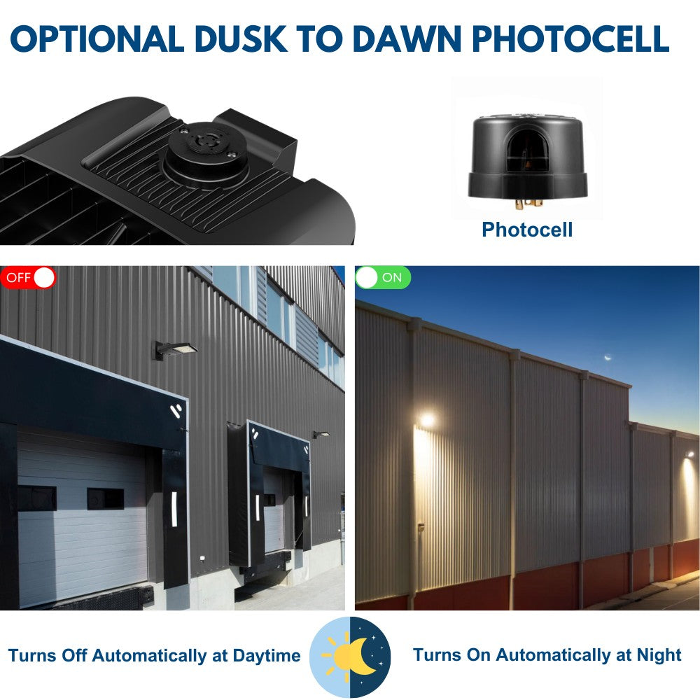 Photocell of LED area light