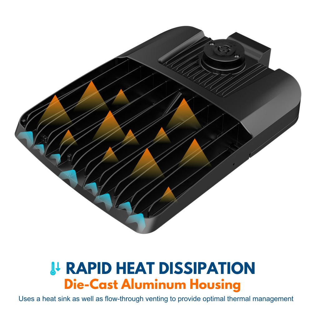 Rapid heat dissipation of konlite LED area light