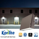 Konlite led full cutoff wall pack light