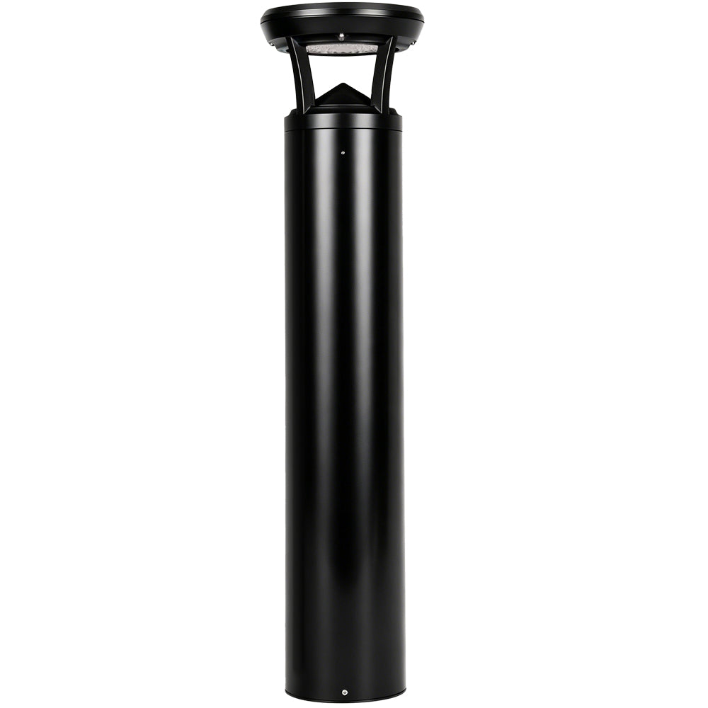 Black color variation of Konlite's Atria Turtle-Friendly 3 ft Bollard LED Fixture