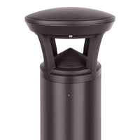 Dome top option for Konlite Atria Turtle Friendly LED 3 ft Dark Bronze Bollard Light