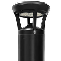 Black LED Bollard Fixture with EBB