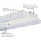 Linear LED Highbay Light with Emergency Battery