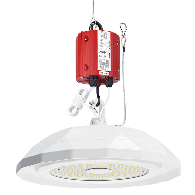 NSF Certified LED High Bay Light  with a reflector with an emergency battery