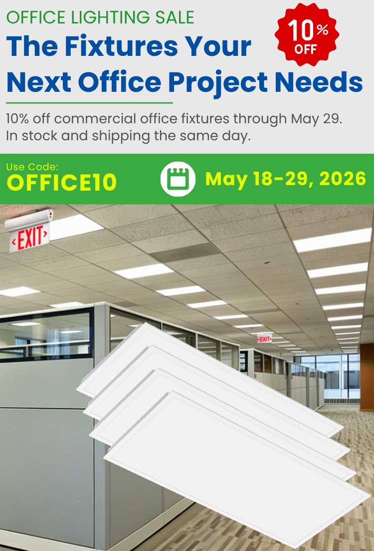 LED Office Lighting - Save 10% with coupon OFFICE10