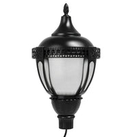 KONLITE Acorn LED Post Top Light - 7,000 lumens - 60W/50W/30W - 5000K/4000K/3000K - 120-277V - 250W Equal - Black Finish