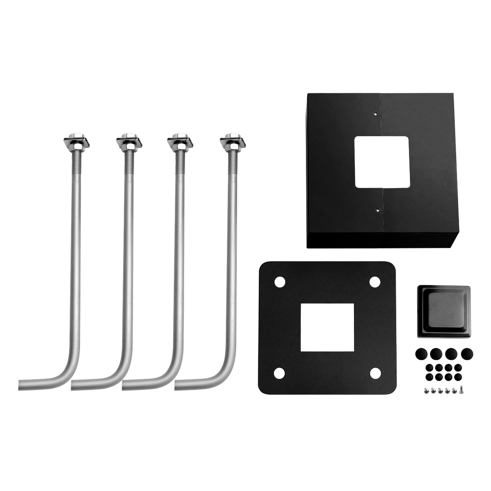 Set of light pole accessories 