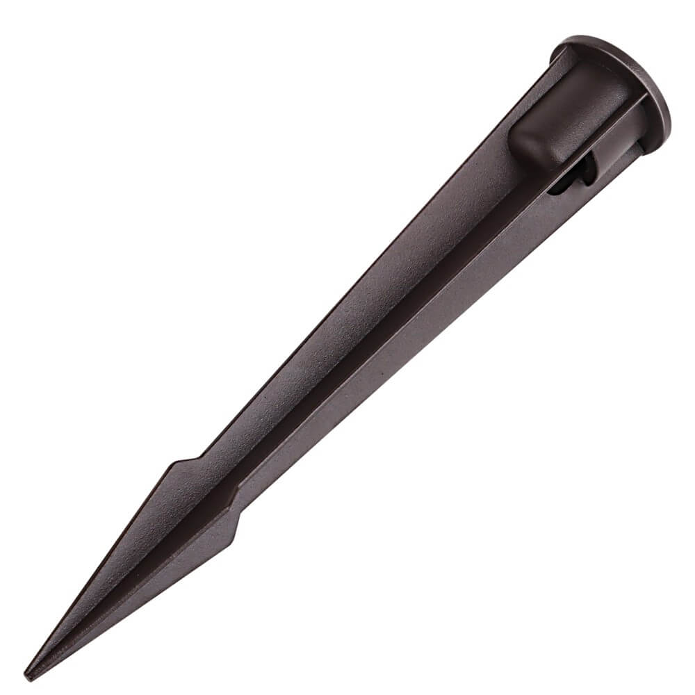 Brown metal spike of Konlite 25W flood light