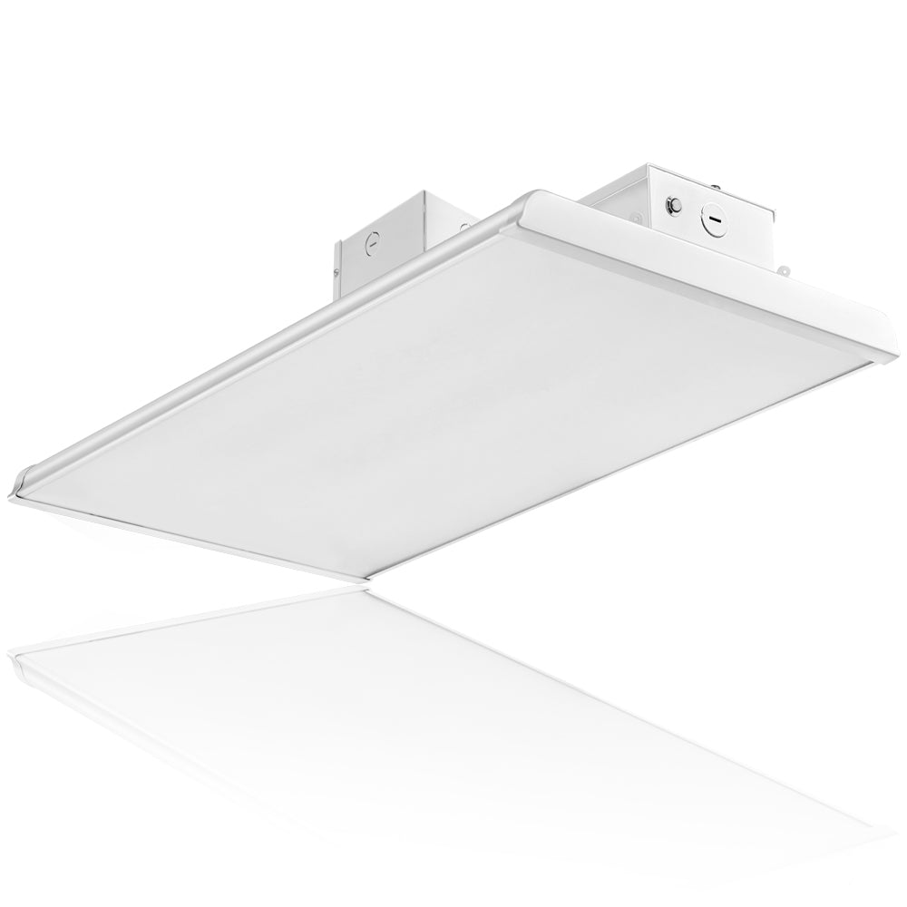 LED LOW BAY LIGHT with Pre-Installed Emergency Battery and Surface Mounting Kit