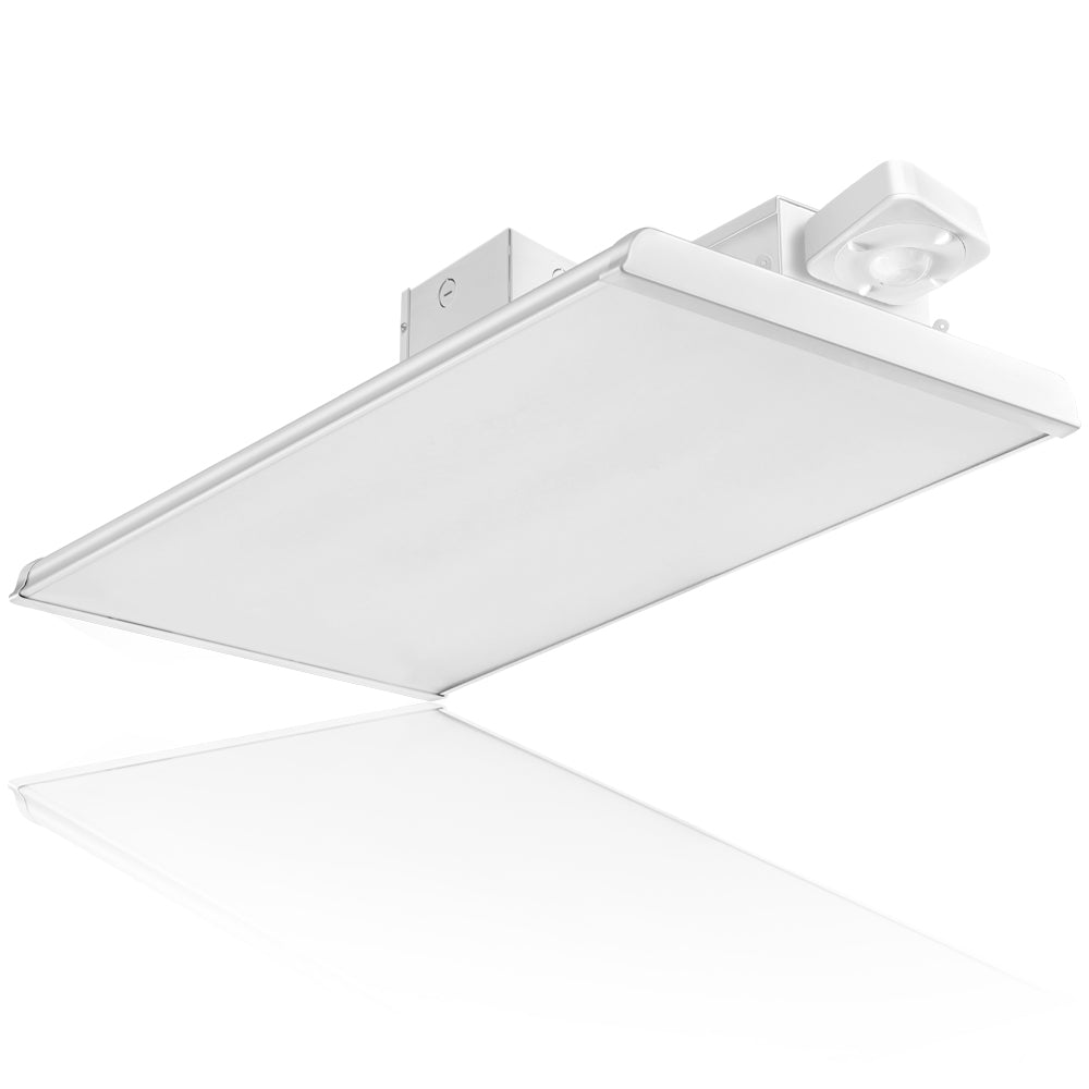 165W Linear Highbay with surface mount kit and motion sensor
