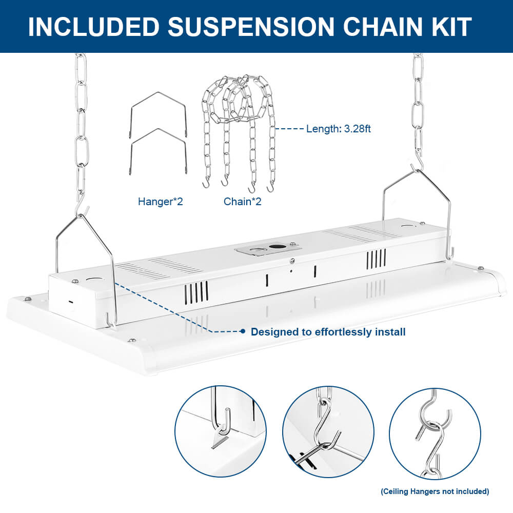 165W LED Highbay light with hanging chain