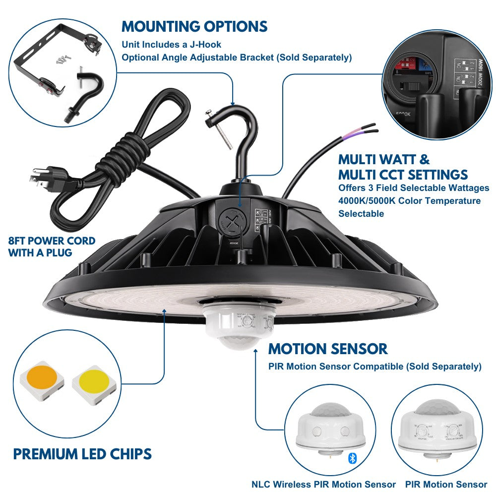 Konlite UFO Round LED High Bay light 