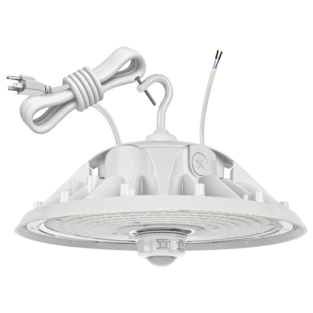 thumbnail image 2 of 5-Pack 150W LED UFO High Bay Lights With Reflector Covers – 100-277V For Warehouse & Supermarket 2 of 4