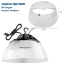 Konlite UFO Round LED High Bay light with reflector