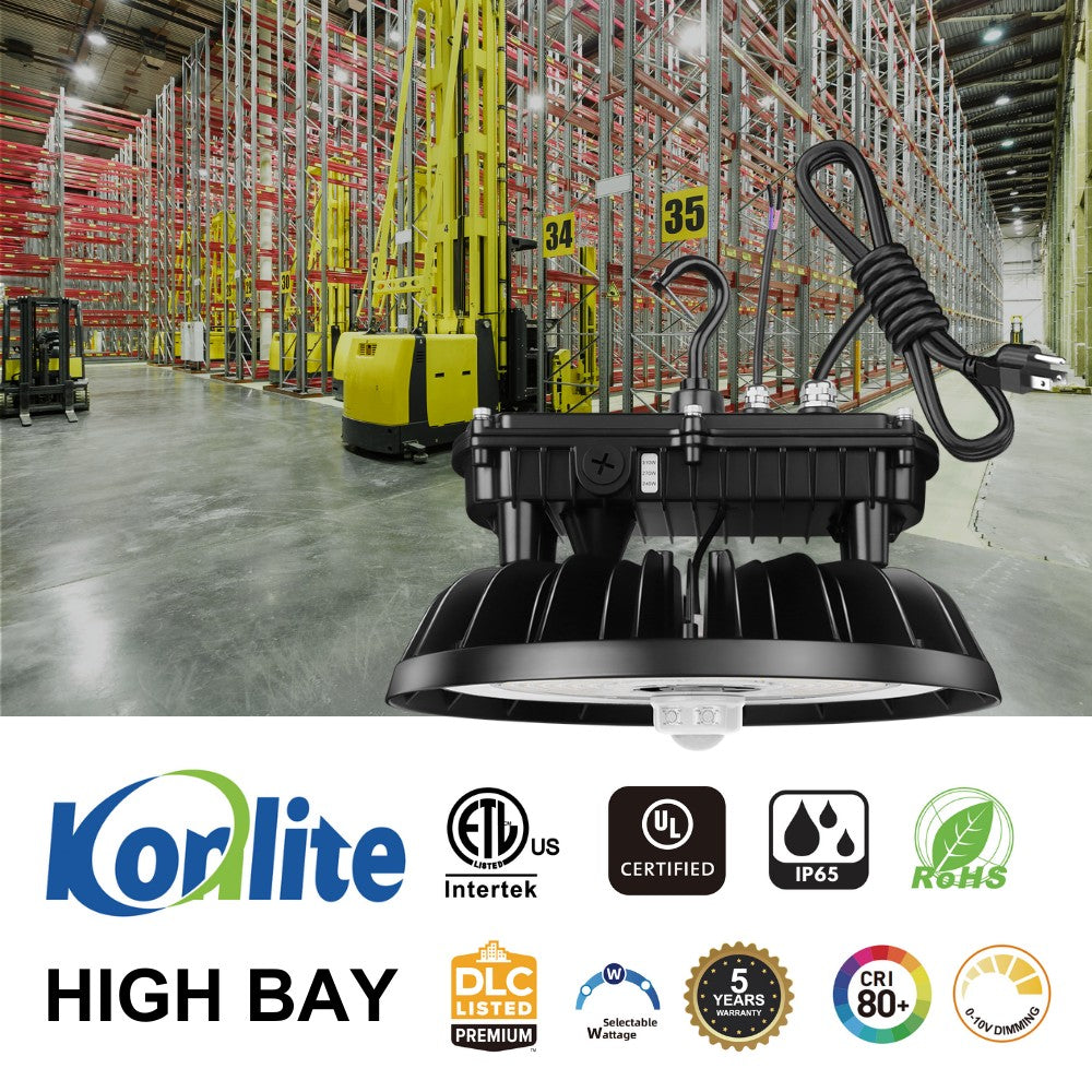 Konlite 310W MAX UFO Round High Bay Light