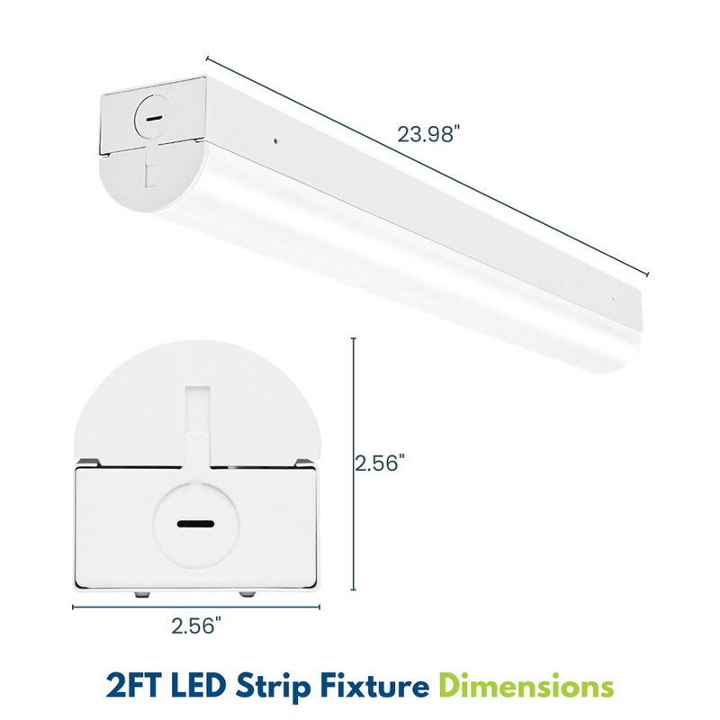 Dimensions of LED Strip light fixtures