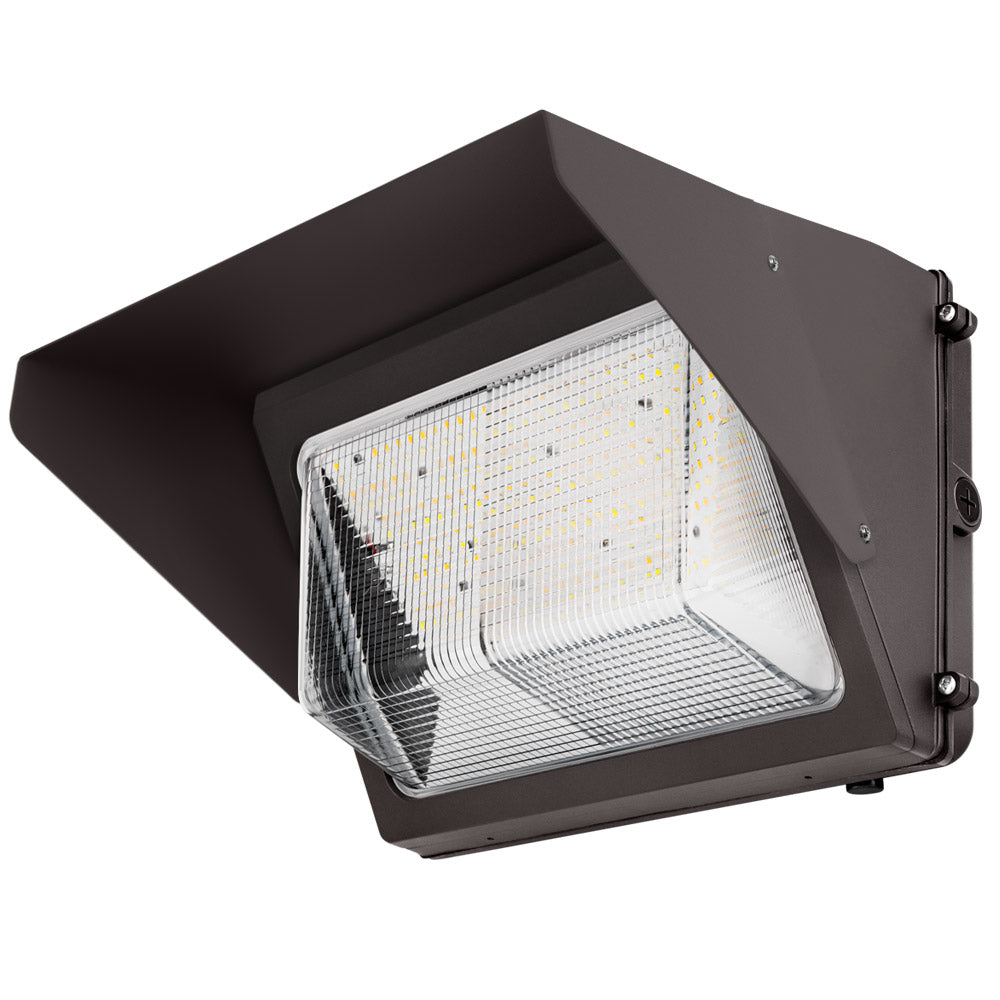 Full Cutoff Glare shield installed on a Konlite WP7 Wall Pack