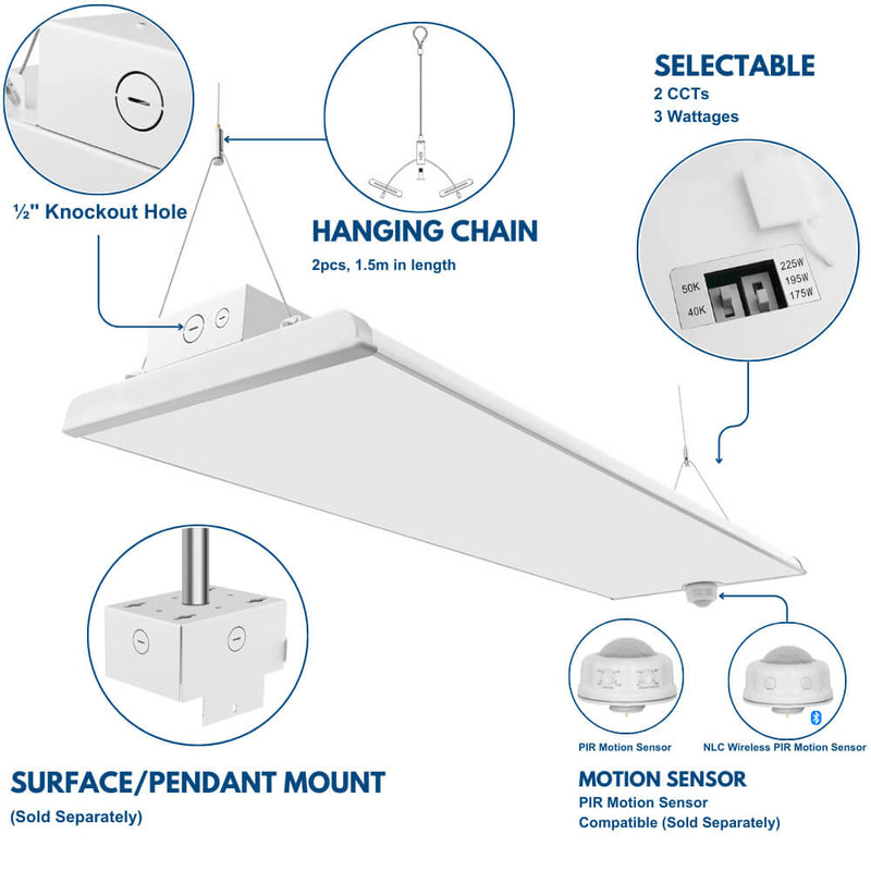 Konlite ALTA 225W LED High Bay Light 