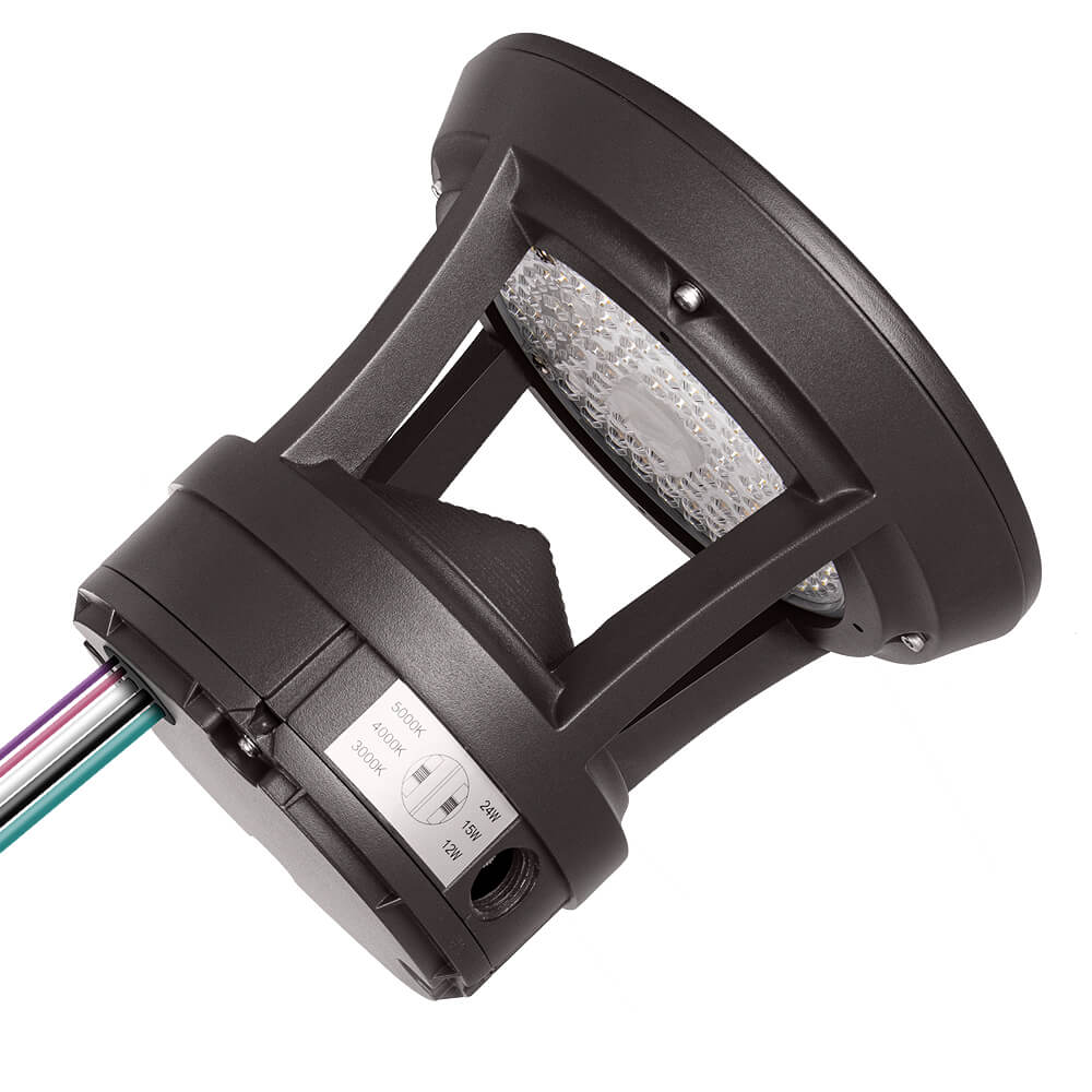 Brown 4ft Konlite LED Bollard Light head