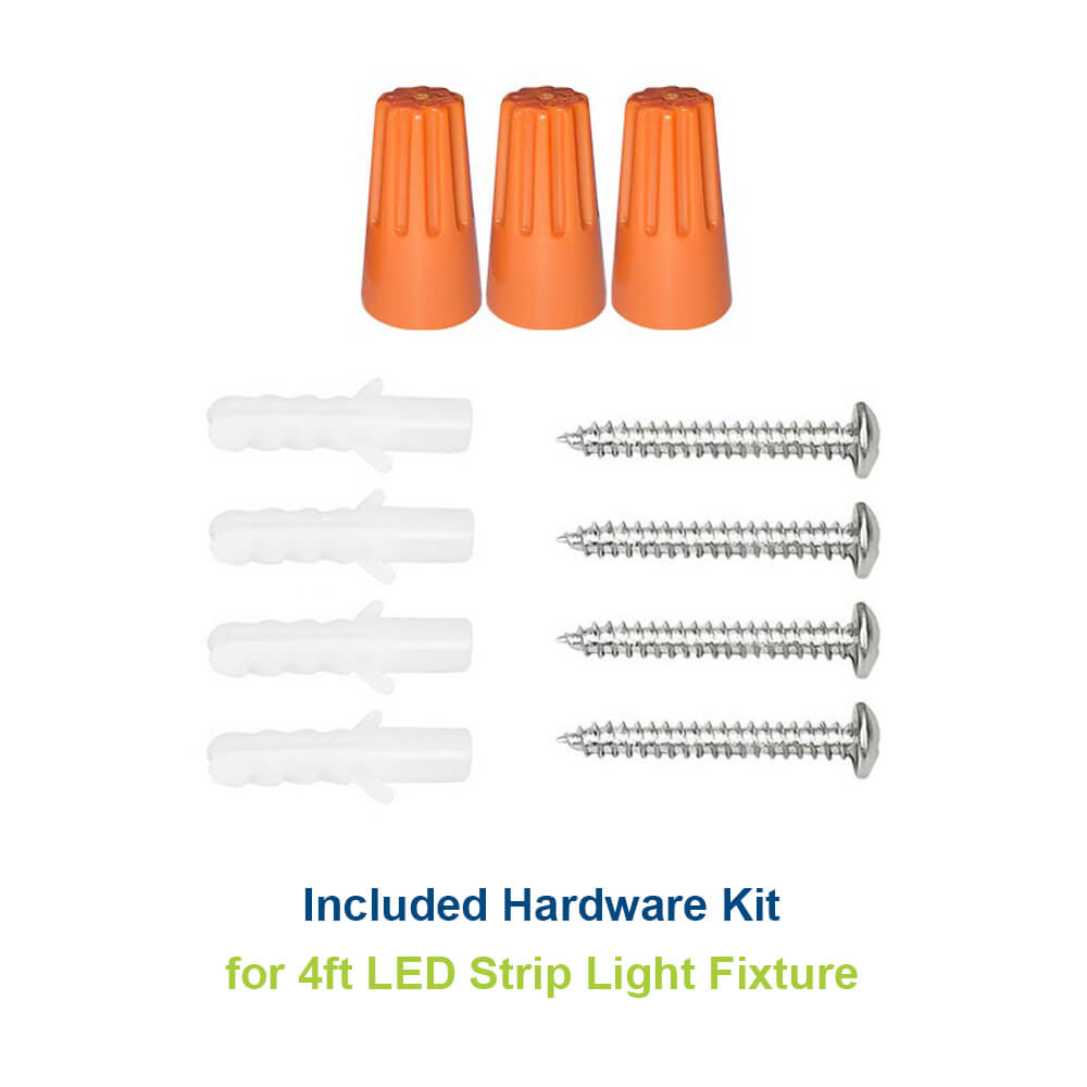 Accessories for 4ft LED strip light fixture