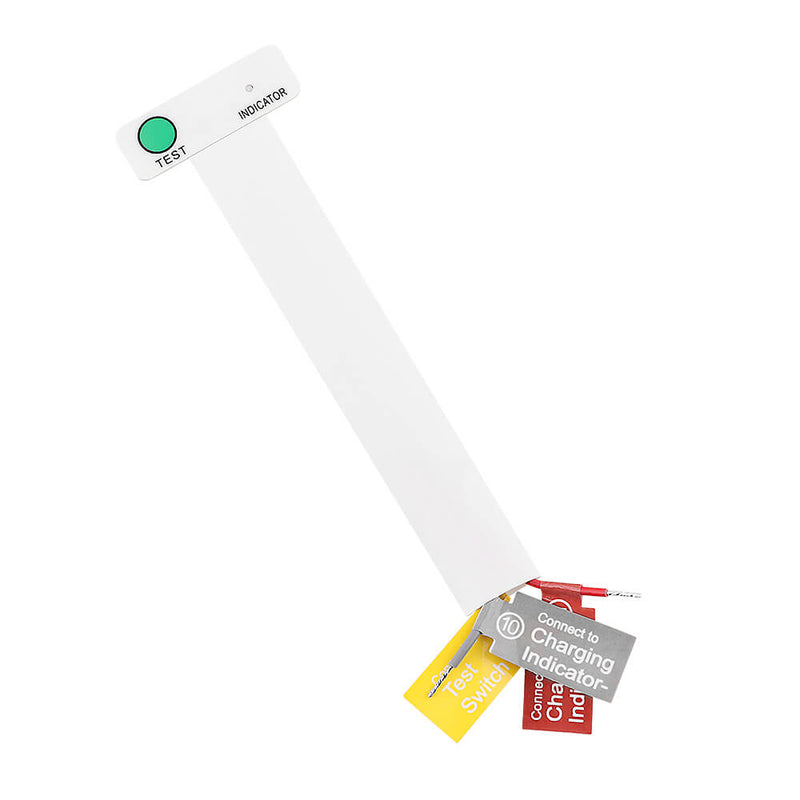 Test indicator for LED Emergency Driver for LED Panel light and Down Lights  