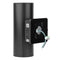 back View of Konlite LED Cylinder Up and Down Wall Light fixture 