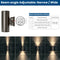 Beam Angles of Konlite LED Cylinder Up and Down Wall Light fixture 