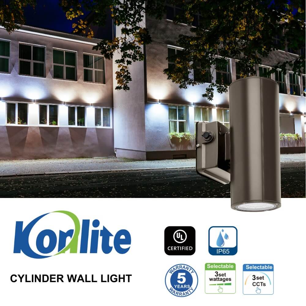 Konlite LED Cylinder Up and Down Wall Light fixture 