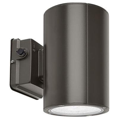 LED Cylinder Up and Down Wall Light fixture - Outdoor Wall Sconce - 38W/31W/19W Selectable - up to 5,600 Lumens - 3 CCT Selectable - 120-277V - Photocell with Cap