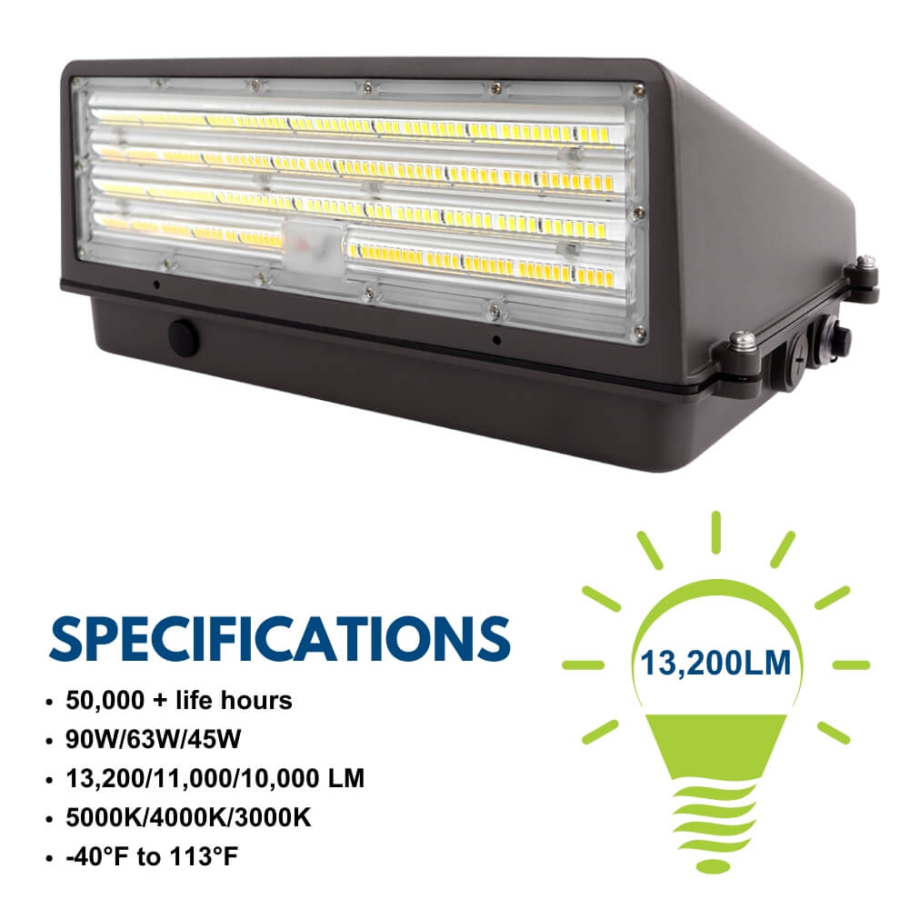 Konlite Full Cut off Wall Pack light