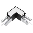 Black L-Shape Connector Use with Konlite Architectural Linear Light 