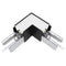 Black L-Shape Connector Use with Konlite Architectural Linear Light 