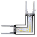 Inside view of Black L-Shape Connector Use with Konlite Architectural Linear Light 