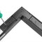 finished instllation of Black L-Shape Connector Use with Konlite Architectural Linear Light 