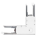Back of White L-Shape Connector Use with Konlite Architectural Linear Light Fixture 