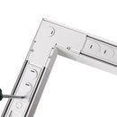 White L-Shape Connector Use with Konlite Architectural Linear Light Fixture 