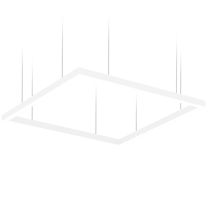 White L-Shape Connector Use with Konlite Architectural Linear Light Fixture 