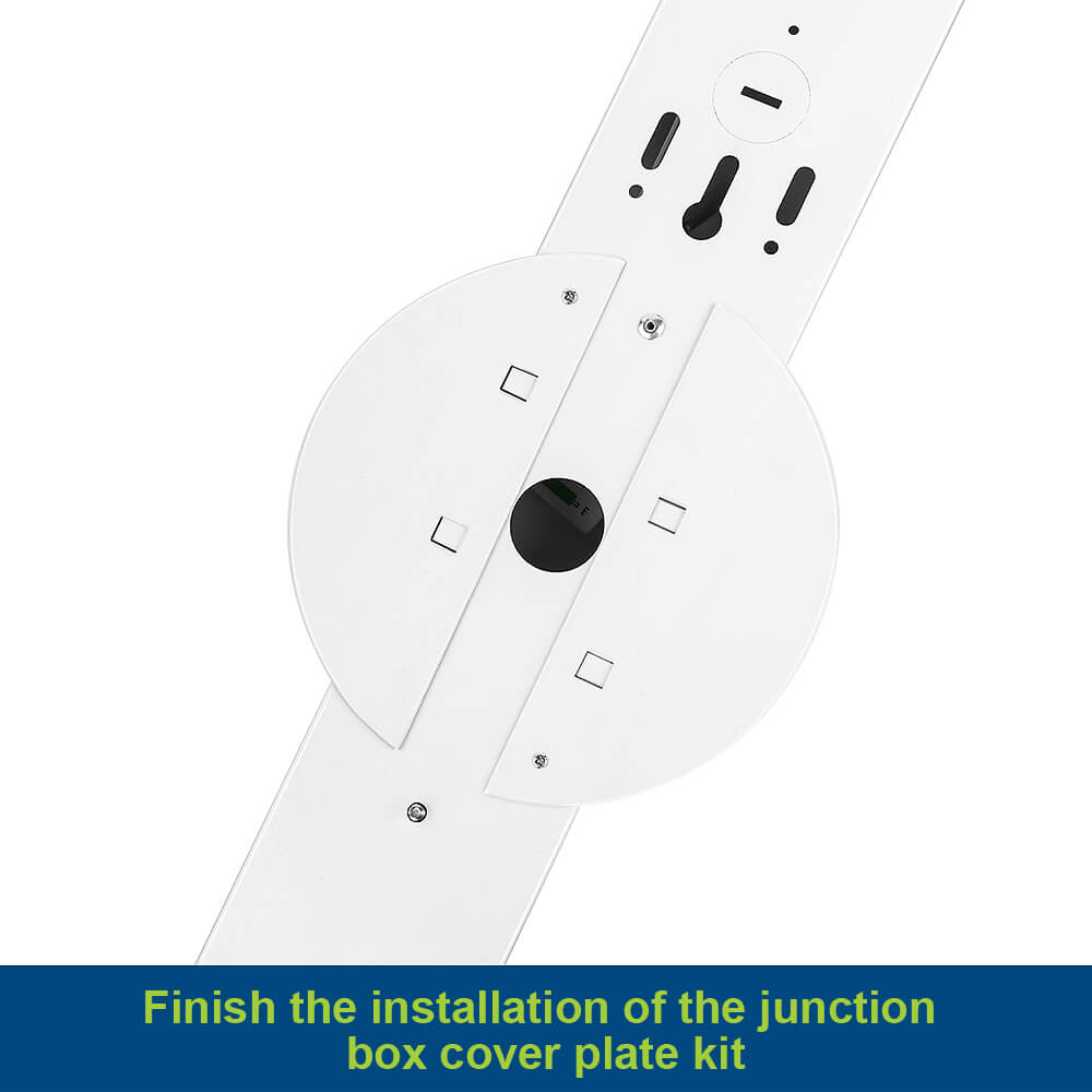 Installation of Surface Mount Plate for SL0302 Series LED Strip Light Fixture