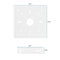 Dimensions of Surface Mounting Kit for Konlite Architectural Linear Light Fixture