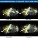 Vela III LED Parking Lot Light - TYPE IV - 310W/280W/260W/240W Selectable - 3 CCT - 277-480V - 46,600 LM - 1000W Equal