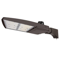 Konlite Vela wattage selectable 310W led parking lot light with pole mount
