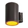 Konlite Amber LED Cylinder Up & Down Wall Light - Outdoor Wall Sconce