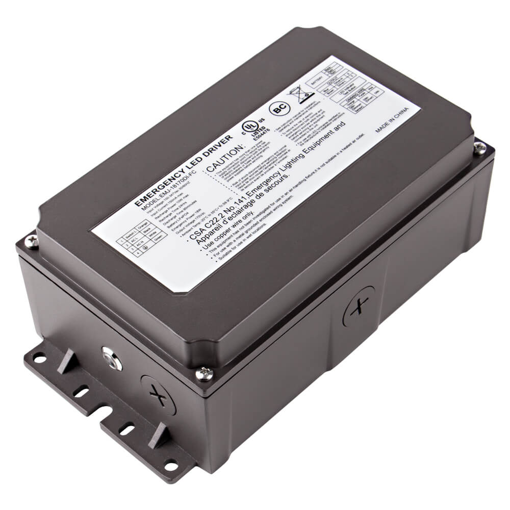 Outdoor LED Emergency Driver | 18W | 90 Minutes Backup | Revolve LED