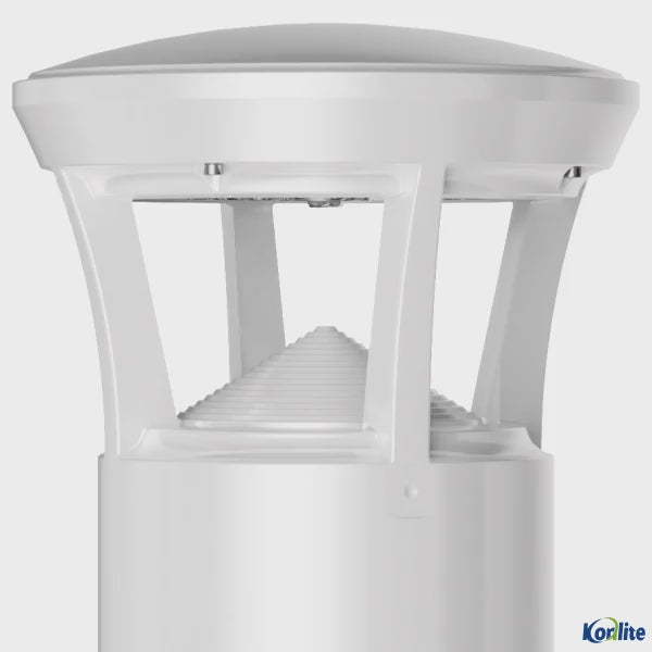 konlite white led bollard light dome
