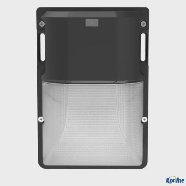 Konlite WM7 Mini LED Wall Pack Black Fixture 360° rotation video