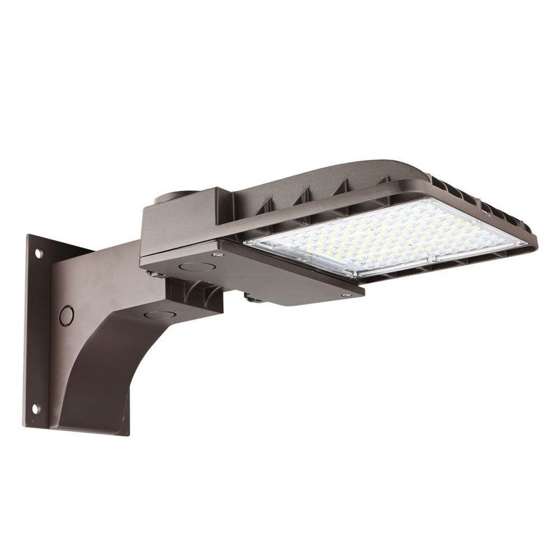 wall mount led flood and area light with type 3 lens